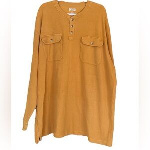 Duluth Trading Co 3XL Men’s Heavyweight Henley | Rugged Outdoor Work Shirt